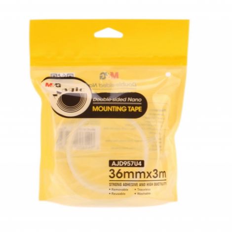 Taśma odklejana Nano Tape 36mm x 3m, Dwustronna żelowa
